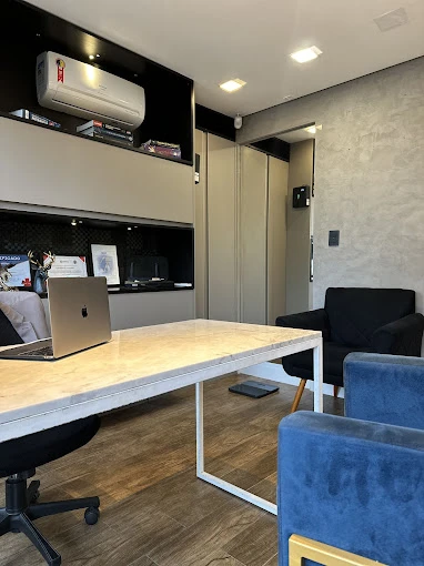 Sala de atendimento do consultório